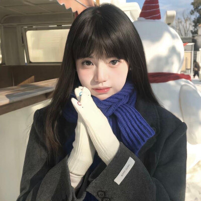 女生头像 冬日