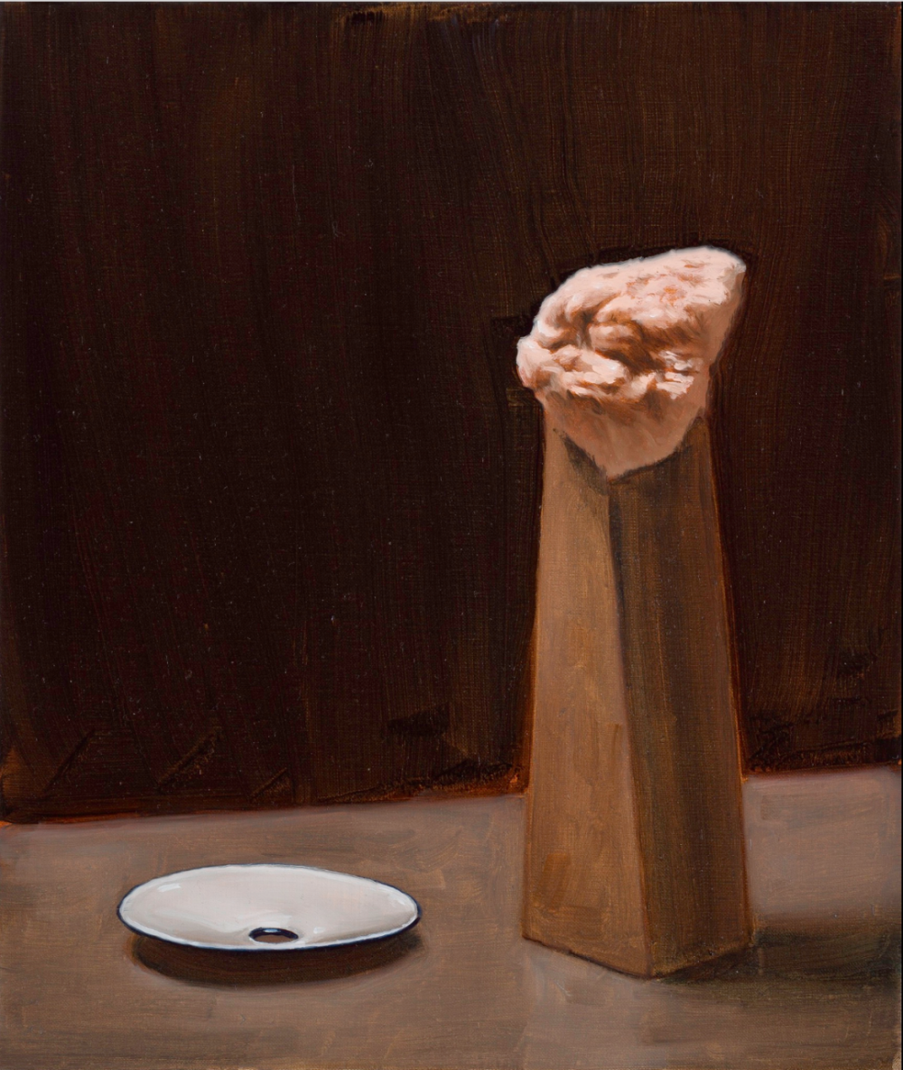 LA FOLLA, PERSONAGGIO SECONDO
2015
Oil On Linen
35 × 29.5 Cm
