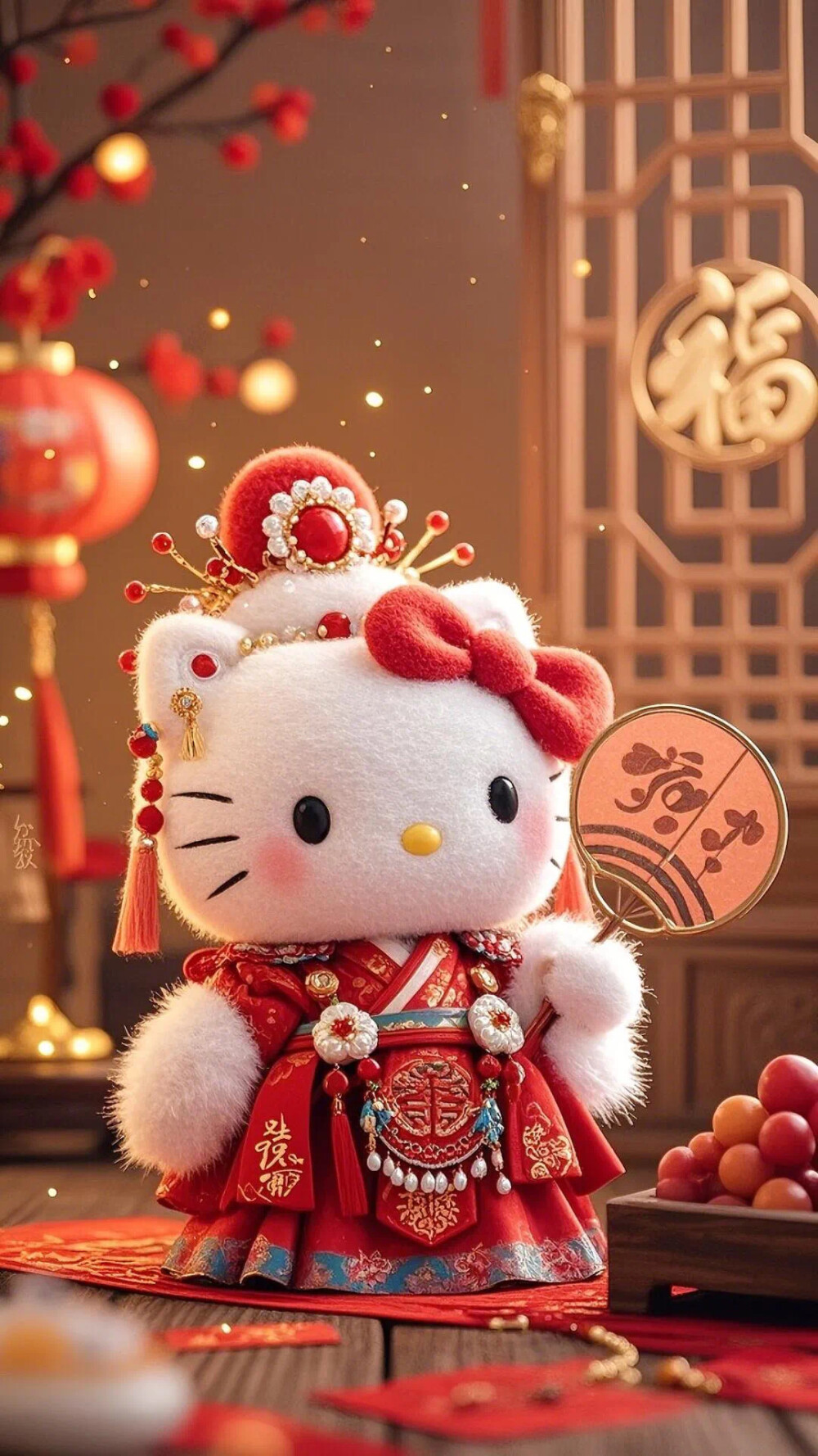 Hello Kitty头像 微信头像 QQ头像 毛毡 公仔 软绵绵 超级可爱 财神 招财进宝 诸事圆满 恭喜发财