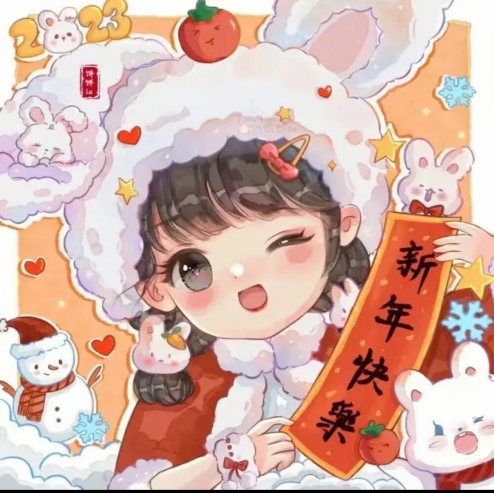 过年头像