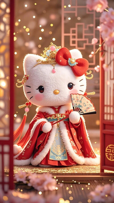 Hello Kitty头像 微信头像 QQ头像 毛毡 公仔 软绵绵 超级可爱 财神 招财进宝 诸事圆满 恭喜发财