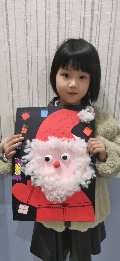 创意画《圣诞老人》