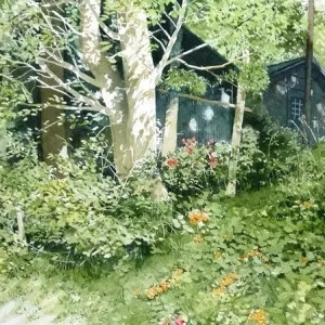 日本水彩画家 阿部智幸 逼真的写实水彩风景