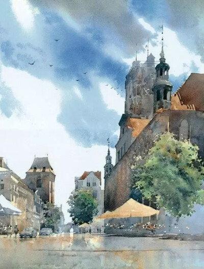 波兰水彩艺术家 Michał Suffczynski 一组超棒水彩绘画