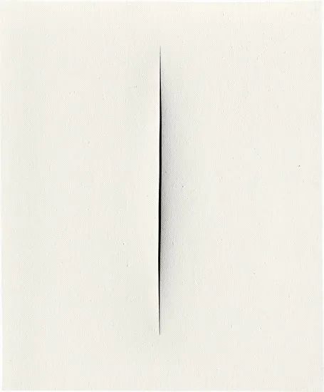 Lucio Fontana，Concetto spaziale, Attesa，1964