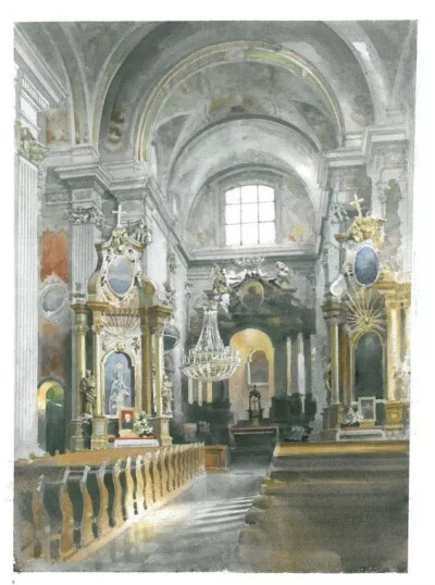 波兰水彩艺术家 Michał Suffczynski 一组超棒水彩绘画