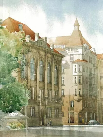 波兰水彩艺术家 Michał Suffczynski 一组超棒水彩绘画
