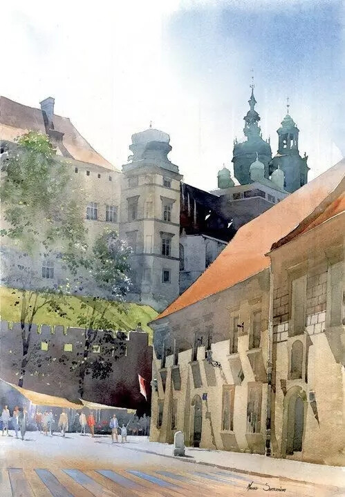 波兰水彩艺术家 Michał Suffczynski 一组超棒水彩绘画
