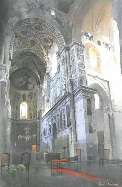 波兰水彩艺术家 Michał Suffczynski 一组超棒水彩绘画