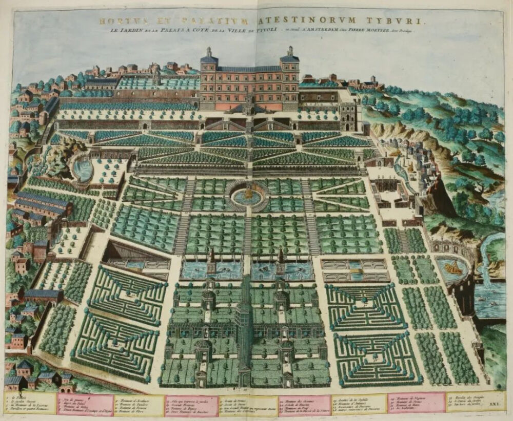 意大利的埃斯特别墅花园（Gardens of the Villa d'Este），1573。