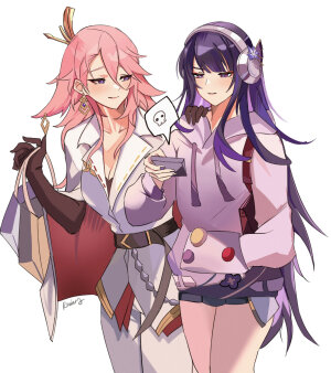 【八重神子&雷电影】
twi@rimy