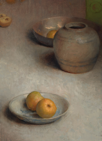 Still life with quinces
34x45cm, 2010
oil on panel
