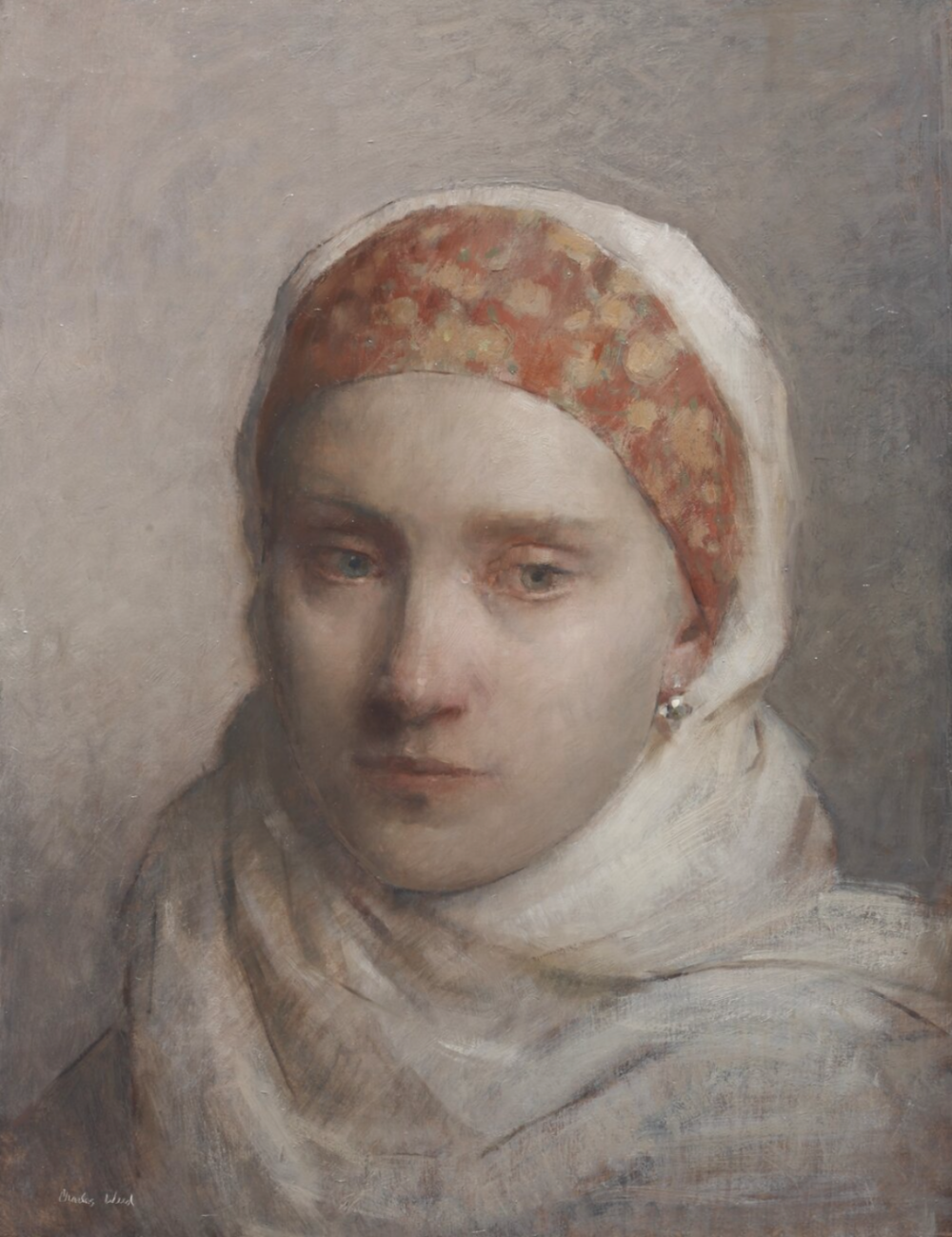 Study of Lithhuanian woman 
50x40cm, 2005
oil on panel
