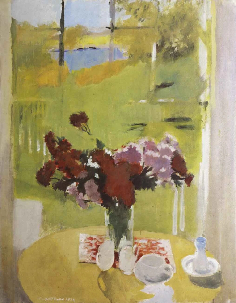 费尔菲尔德·波特（Fairfield Porter，1907年6月10日-1975年9月18日）是一位美国著名画家、艺术家。他出生于文学世家。他在哈佛读书时，主修美术，1928年全家搬到纽约后，他继续在艺术学生联盟学习，当时他倾向于创作与社会相关的艺术作品，他在漫长的职业生涯里继续创作现实主义作品。