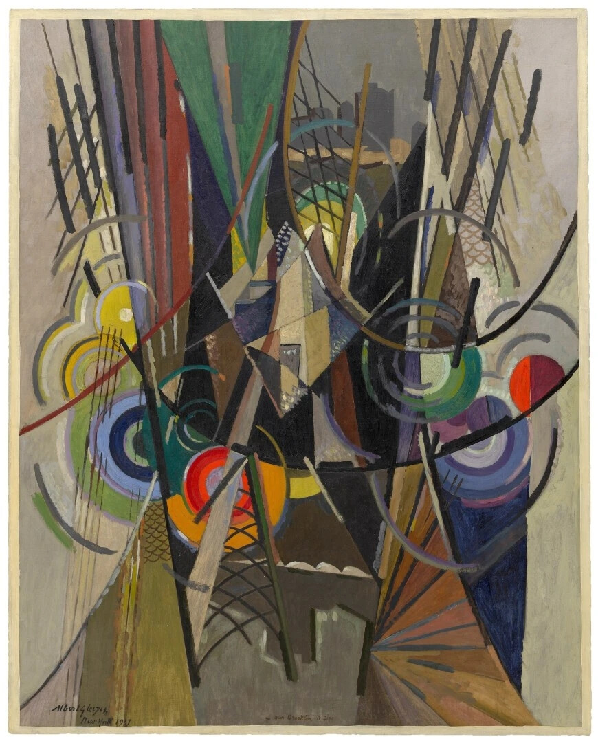 奥伯特·格莱兹（Albert Gleizes）是一位法国立体派艺术家、独立艺术家协会成员、 自称立体主义创始人。他与让·梅金杰一起写下了立体派早期重要著作《Du "Cubisme"》。他曾在美国呆过一段时间，对当时美国现代艺术的发展产生了一定影响。在1920年代中期到1920年代末期，他将大部分精力投入到立体主义理论的写作中。