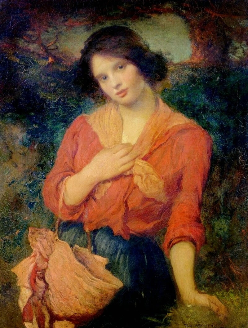 托马斯·埃德温·莫斯廷（Thomas Edwin Mostyn）是一位英国艺术家。他于1864年出生于利物浦，在曼彻斯特长大，在曼彻斯特美术学院学习。1880年，他在当地举办了第一次展览，29岁时在皇家学院展出。莫斯廷的作品于1891年在皇家学院展出，并在国外广泛展出。