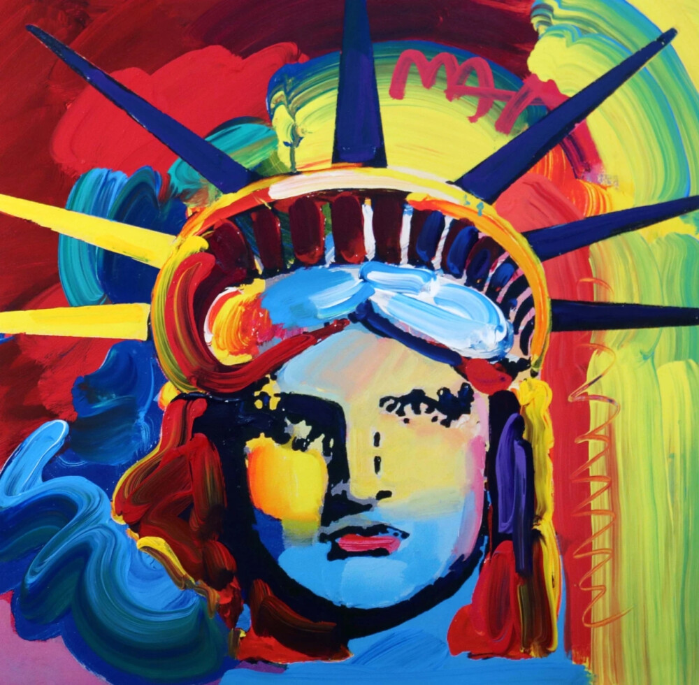 彼得·马克斯（Peter Max），是一位德裔美国艺术家，以在他的作品中使用鲜艳的色彩而闻名。彼得·马克斯的作品与1960年代的视觉艺术和文化有关，尤其是迷幻艺术和波普艺术。他自1960年代初开始创作。他的插图采用绘画笔触，融合了广泛的颜色和图案。他的作品被纽约现代艺术博物馆和印第安纳波利斯艺术博物馆收藏。他目前在纽约州纽约生活和工作。