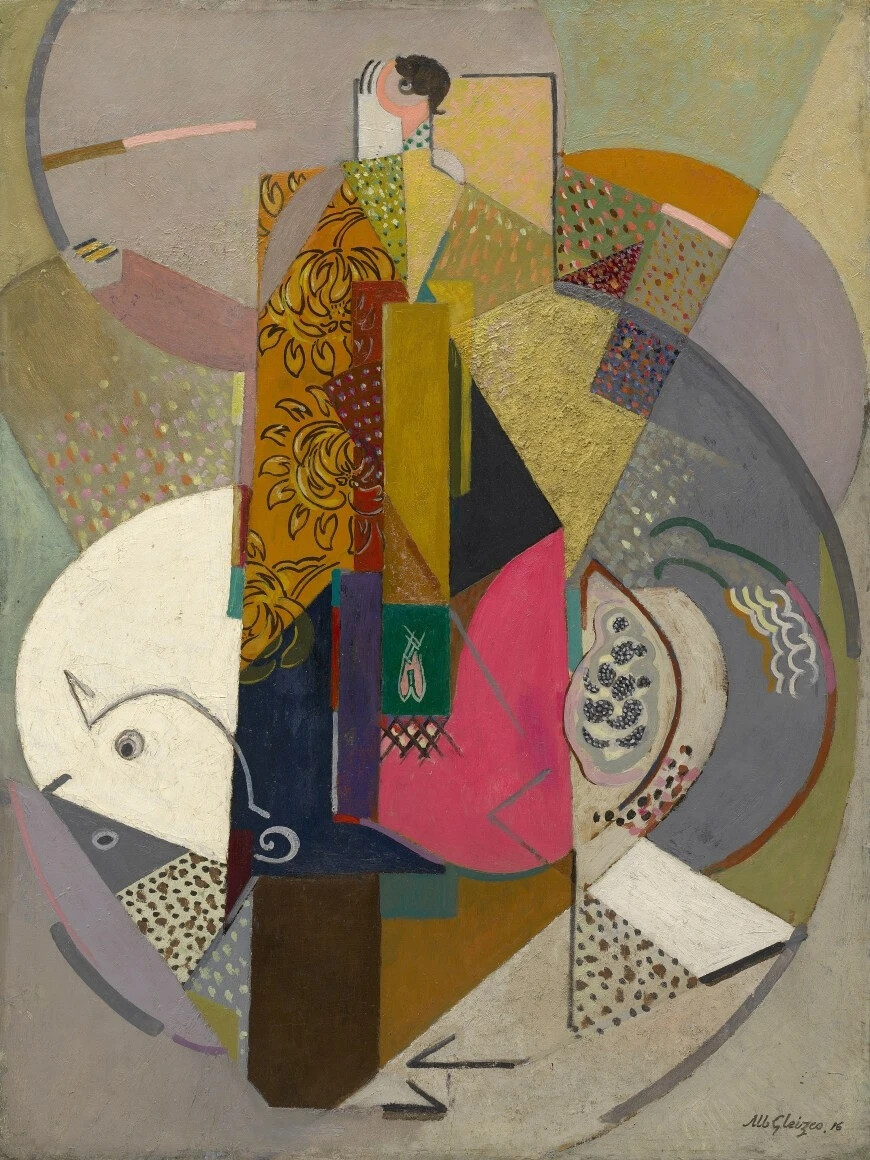 奥伯特·格莱兹（Albert Gleizes）是一位法国立体派艺术家、独立艺术家协会成员、 自称立体主义创始人。他与让·梅金杰一起写下了立体派早期重要著作《Du "Cubisme"》。他曾在美国呆过一段时间，对当时美国现代艺术的发展产生了一定影响。在1920年代中期到1920年代末期，他将大部分精力投入到立体主义理论的写作中。