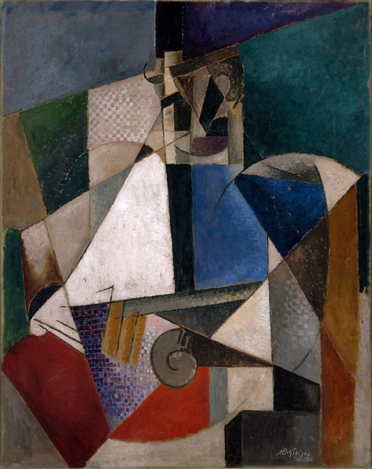 奥伯特·格莱兹（Albert Gleizes）是一位法国立体派艺术家、独立艺术家协会成员、 自称立体主义创始人。他与让·梅金杰一起写下了立体派早期重要著作《Du "Cubisme"》。他曾在美国呆过一段时间，对当时美国现代艺术的发展产生了一定影响。在1920年代中期到1920年代末期，他将大部分精力投入到立体主义理论的写作中。