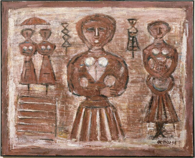 马西莫·坎皮格利（Massimo Campigli，1895年7月4日-1971年5月31日）是意大利画家和记者。他的职业生涯始于记者，于1910 年代为意大利的未来主义和前卫杂志撰稿。在第一次世界大战期间被俘虏后，坎皮利于1919 年在巴…