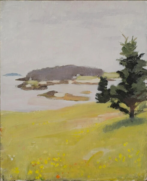 费尔菲尔德·波特（Fairfield Porter，1907年6月10日-1975年9月18日）是一位美国著名画家、艺术家。他出生于文学世家。他在哈佛读书时，主修美术，1928年全家搬到纽约后，他继续在艺术学生联盟学习，当时他倾向于创作与社会相关的艺术作品，他在漫长的职业生涯里继续创作现实主义作品。