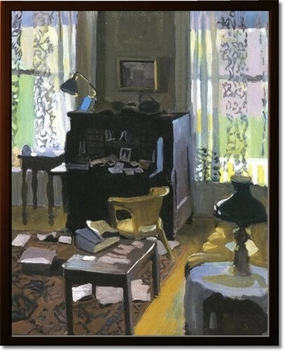 费尔菲尔德·波特（Fairfield Porter，1907年6月10日-1975年9月18日）是一位美国著名画家、艺术家。他出生于文学世家。他在哈佛读书时，主修美术，1928年全家搬到纽约后，他继续在艺术学生联盟学习，当时他倾向于创作与社会相关的艺术作品，他在漫长的职业生涯里继续创作现实主义作品。