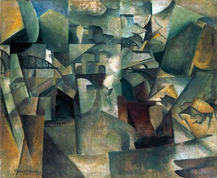 奥伯特·格莱兹（Albert Gleizes）是一位法国立体派艺术家、独立艺术家协会成员、 自称立体主义创始人。他与让·梅金杰一起写下了立体派早期重要著作《Du "Cubisme"》。他曾在美国呆过一段时间，对当时美国现代艺术的发展产生了一定影响。在1920年代中期到1920年代末期，他将大部分精力投入到立体主义理论的写作中。