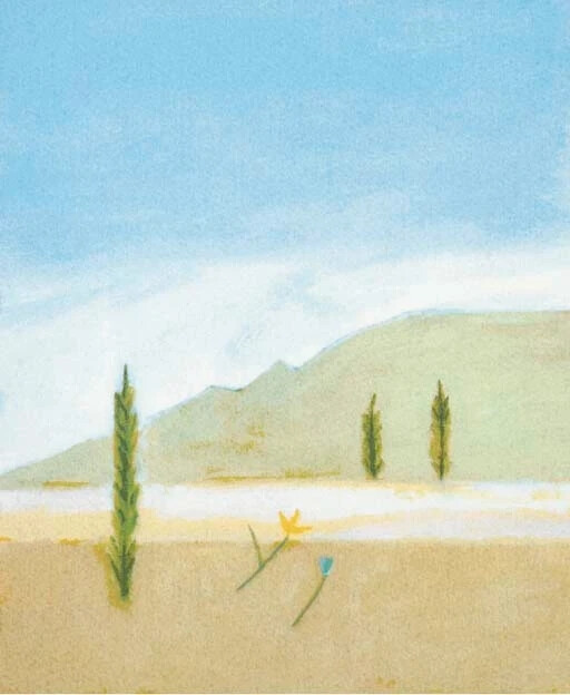 克雷吉· 艾奇森（Craigie Aitchison）是一位苏格兰画家，以其地中海风格的色调和简单的构图而闻名。他的作品结合了意大利文艺复兴时期的绘画元素和英国传说，具有独特的魅力。