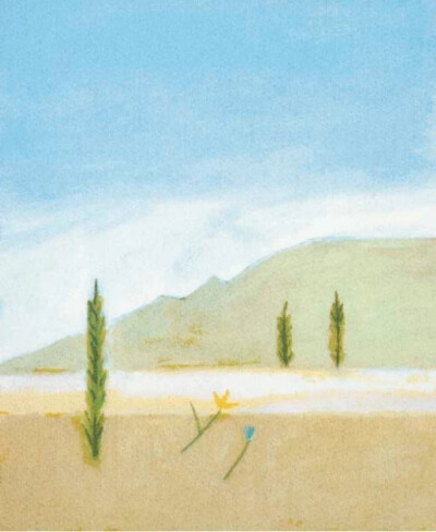 克雷吉· 艾奇森（Craigie Aitchison）是一位苏格兰画家，以其地中海风格的色调和简单的构图而闻名。他的作品结合了意大利文艺复兴时期的绘画元素和英国传说，具有独特的魅力。