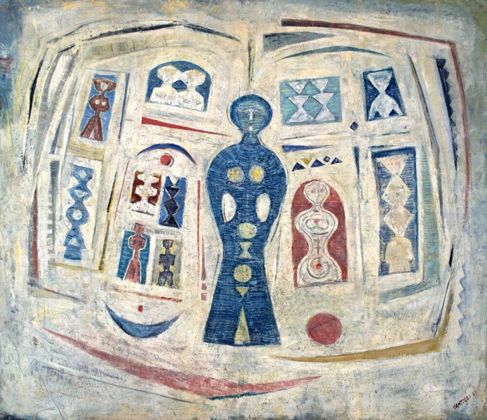 马西莫·坎皮格利（Massimo Campigli，1895年7月4日-1971年5月31日）是意大利画家和记者。他的职业生涯始于记者，于1910 年代为意大利的未来主义和前卫杂志撰稿。在第一次世界大战期间被俘虏后，坎皮利于1919 年在巴黎担任驻外记者，之后加入了“巴黎意大利人”艺术家团体，其中还包括未来主义画家吉诺·塞维里尼（Gino Severini）和乔治·德·基里科（Giorgio de Chirico）。