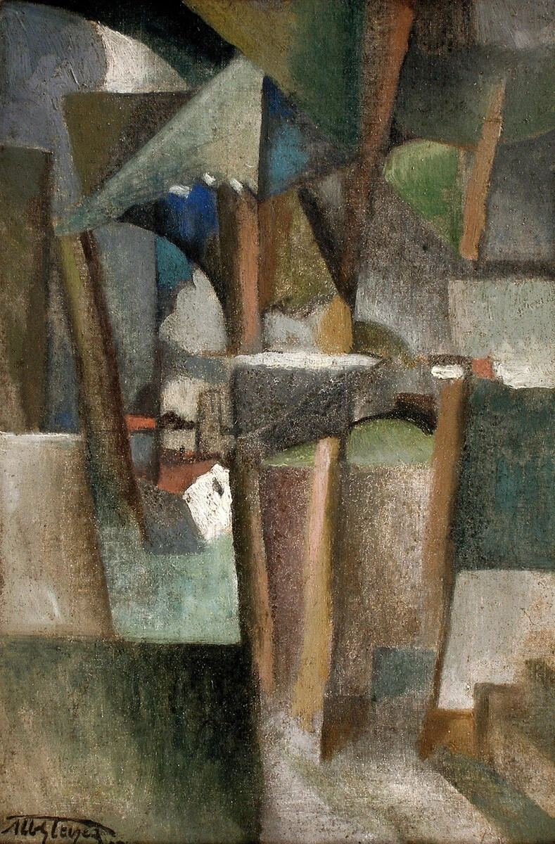 奥伯特·格莱兹（Albert Gleizes）是一位法国立体派艺术家、独立艺术家协会成员、 自称立体主义创始人。他与让·梅金杰一起写下了立体派早期重要著作《Du "Cubisme"》。他曾在美国呆过一段时间，对当时美国现代艺术的发展产生了一定影响。在1920年代中期到1920年代末期，他将大部分精力投入到立体主义理论的写作中。