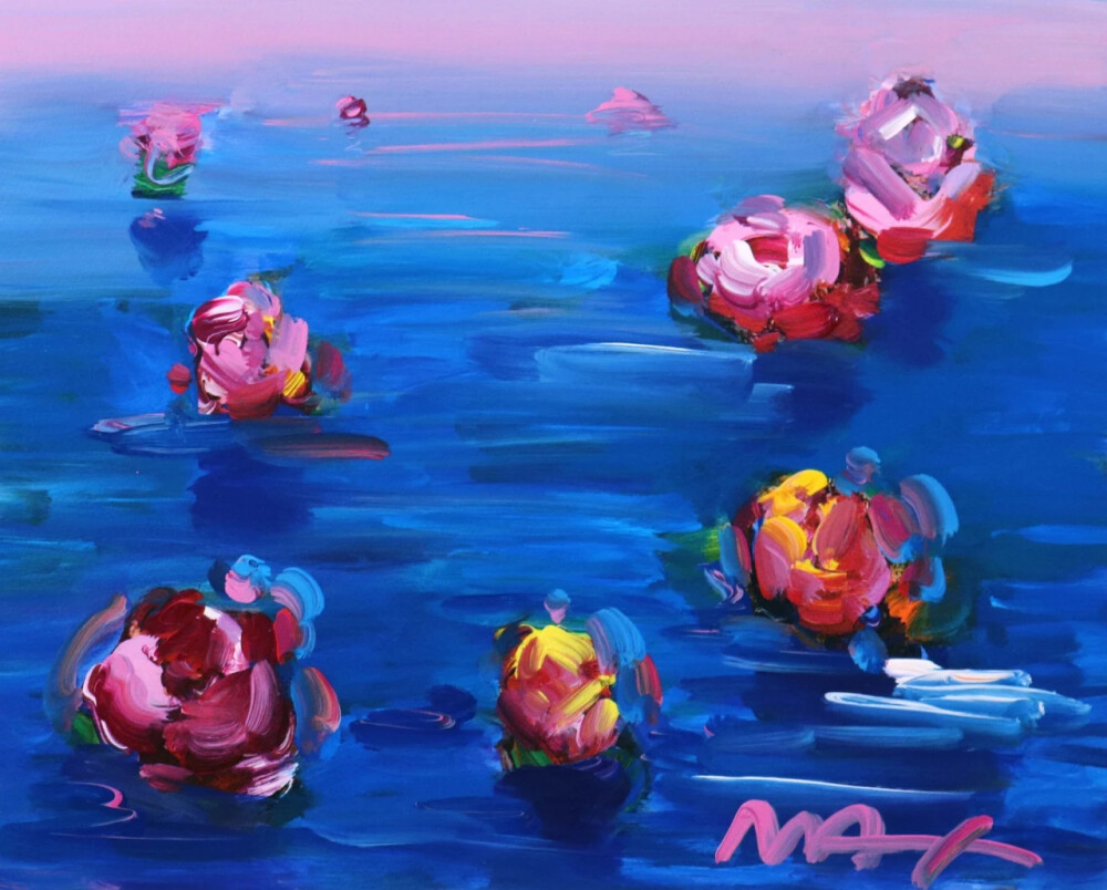 彼得·马克斯（Peter Max），是一位德裔美国艺术家，以在他的作品中使用鲜艳的色彩而闻名。彼得·马克斯的作品与1960年代的视觉艺术和文化有关，尤其是迷幻艺术和波普艺术。他自1960年代初开始创作。他的插图采用绘画笔触，融合了广泛的颜色和图案。他的作品被纽约现代艺术博物馆和印第安纳波利斯艺术博物馆收藏。他目前在纽约州纽约生活和工作。