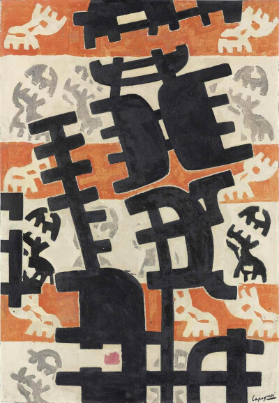 朱塞佩·卡波格罗西（Giuseppe Capogrossi，1900年3月7日- 1972年10月9日），是意大利画家，也是意大利非正式艺术的主要代表人物之一。在二战后的几年里，他的作品发生了变化，倾向于更抽象的风格，反对主流现实主义…