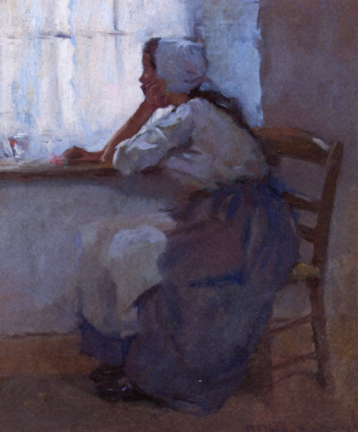 罗伯特·里德（1862－1929）是一位美国印象派画家和壁画家。他的作品往往具有很强的装饰性，其中大部分集中在描绘鲜花中的年轻女性。后来他因其壁画和彩色玻璃设计而闻名。