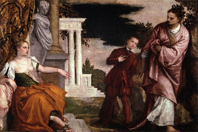 保罗·韦罗内塞（Paolo Veronese）：《美德与邪恶的寓言》（Allegory of Virtue and Vice），1565年。 © Point of view