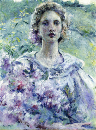 罗伯特·里德（1862－1929）是一位美国印象派画家和壁画家。他的作品往往具有很强的装饰性，其中大部分集中在描绘鲜花中的年轻女性。后来他因其壁画和彩色玻璃设计而闻名。