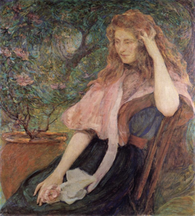 罗伯特·里德（1862－1929）是一位美国印象派画家和壁画家。他的作品往往具有很强的装饰性，其中大部分集中在描绘鲜花中的年轻女性。后来他因其壁画和彩色玻璃设计而闻名。