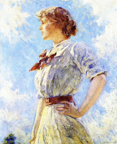 罗伯特·里德（1862－1929）是一位美国印象派画家和壁画家。他的作品往往具有很强的装饰性，其中大部分集中在描绘鲜花中的年轻女性。后来他因其壁画和彩色玻璃设计而闻名。