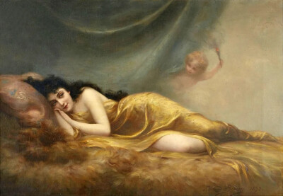 爱德华·比森Edouard Bisson （1856-1939年），法国画家，是学院派著名画家热罗姆的学生，