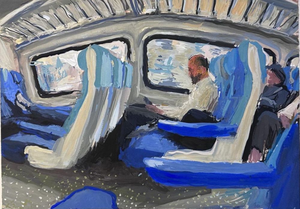 诺亚·萨特斯特罗姆是一位美国当代画家，在密西西比州长大，并在格拉斯哥艺术学院接受教育。除了绘画和素描以外，他还撰写文章、制作视频作品、动画，并与作家合作创作文本/图像。自1998年以来，他一直是卡罗尔罗宾逊画廊的代理。