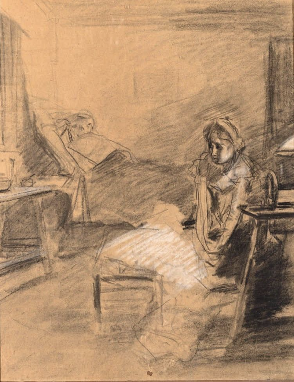 何塞·加西亚·拉莫斯（1852-1912）是西班牙画家和插画家。
他在九岁时进入塞维利亚省立美术学院，在那里他与爱德华多·卡诺一起学习，然后在何塞·希门尼斯·阿兰达的工作室完成了他的艺术教育，并于1872年与他一起前往罗马。在那里，他以画小型风景画和安达卢西亚人的肖像画为生，这一点他尤其出名。他还结识了对他的风格有很大影响的马里亚诺·福图尼。
