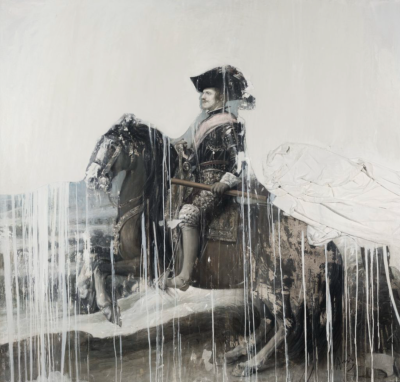 El Rey Planeta, Homenaje a Velázquez: Felipe IV, a caballo 
2017. 200 x 210 cms
