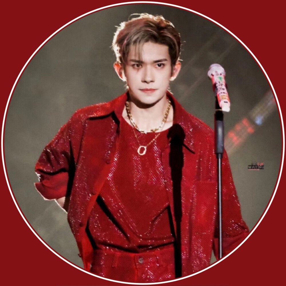 易烊千玺圆框头像