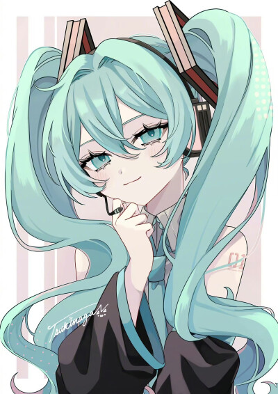 初音未來
畫師：X@mosakuchu_ ???