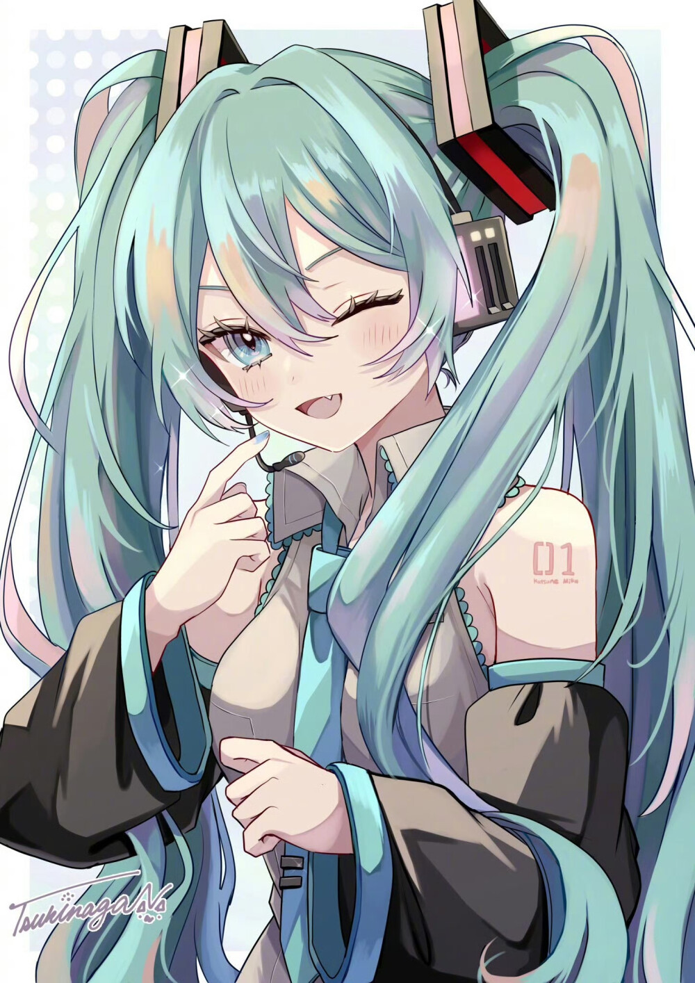 初音未来
画师：X@mosakuchu_ ​​​