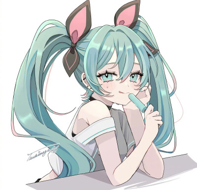 初音未來
畫師：X@mosakuchu_ ???