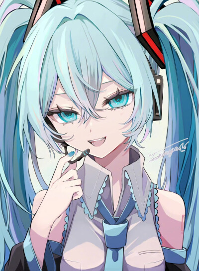 初音未來
畫師：X@mosakuchu_ ???