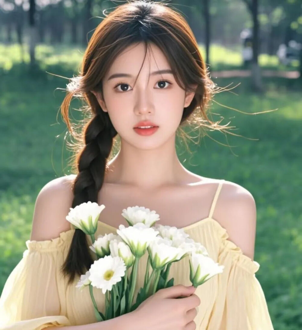 2025年好看单人女头像礼貌九张