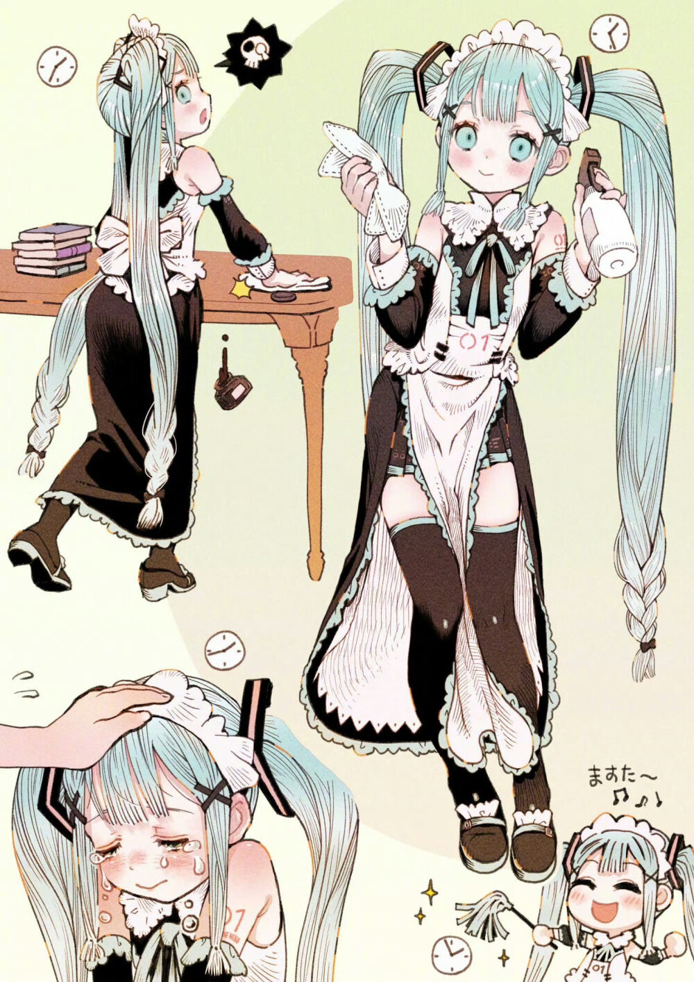 初音未来
画师：X@kawamitsu_sr ​​​