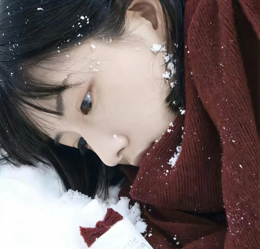 女生头像 雪 冬日